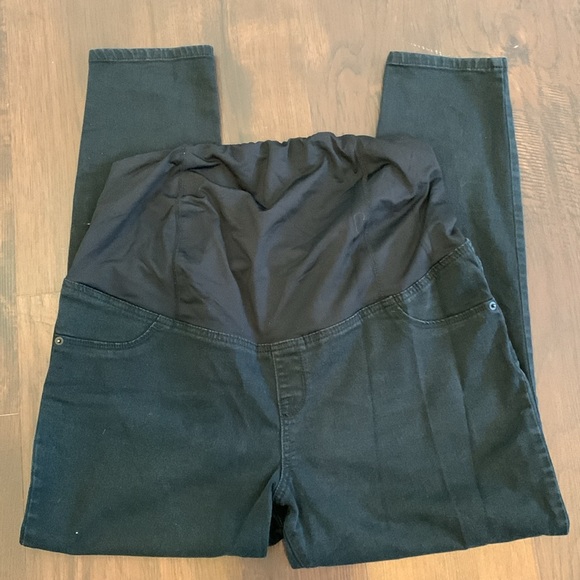 ISABEL MATERNITY BLACK JEANS SKINNY BLACK - Picture 6 of 9